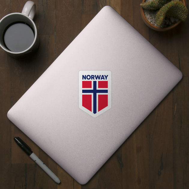 Norway Flag Emblem by SLAG_Creative